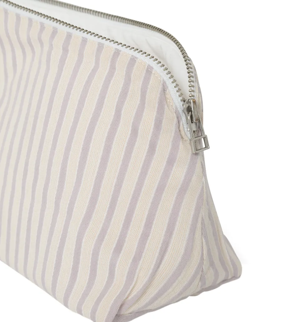 Studio Feder Toilettaske - Celia Mini - Cotton - Boudoir Stripe