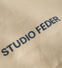 Toilettasker|Toilettasker*Studio Feder Toilettaske - Celia - Canvas - Sand Beige