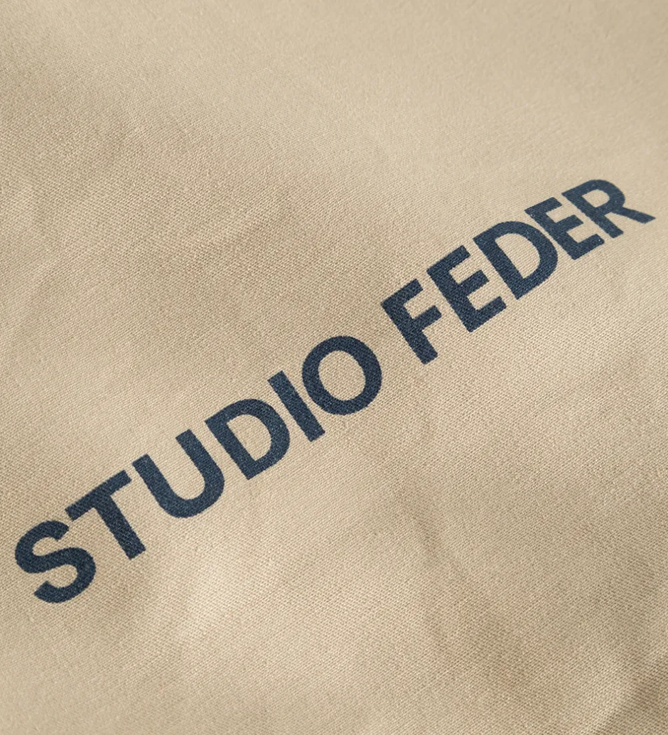 Toilettasker|Toilettasker*Studio Feder Toilettaske - Celia - Canvas - Sand Beige
