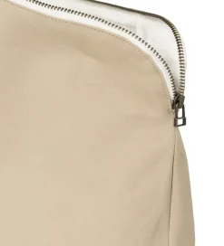 Toilettasker|Toilettasker*Studio Feder Toilettaske - Celia - Canvas - Sand Beige