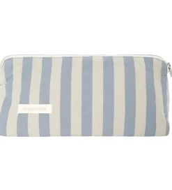 Studio Feder Toilettaske - Celia Mini - Cotton - Pale Blue Strip
