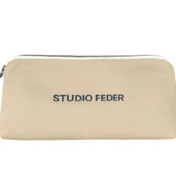 Toilettasker|Toilettasker*Studio Feder Toilettaske - Celia Mini - Canvas - Sand Beige