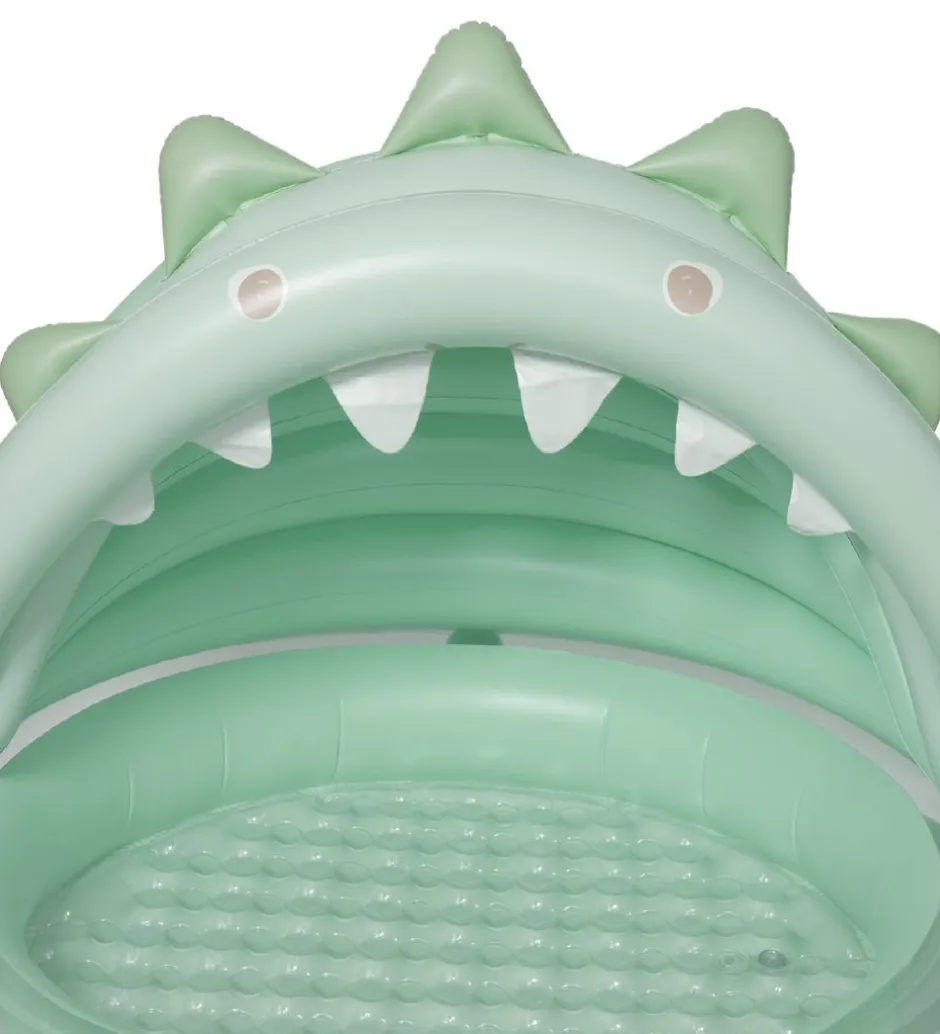Badebassin*SunnyLife Badebassin - 100x115 cm - Grøn Dino