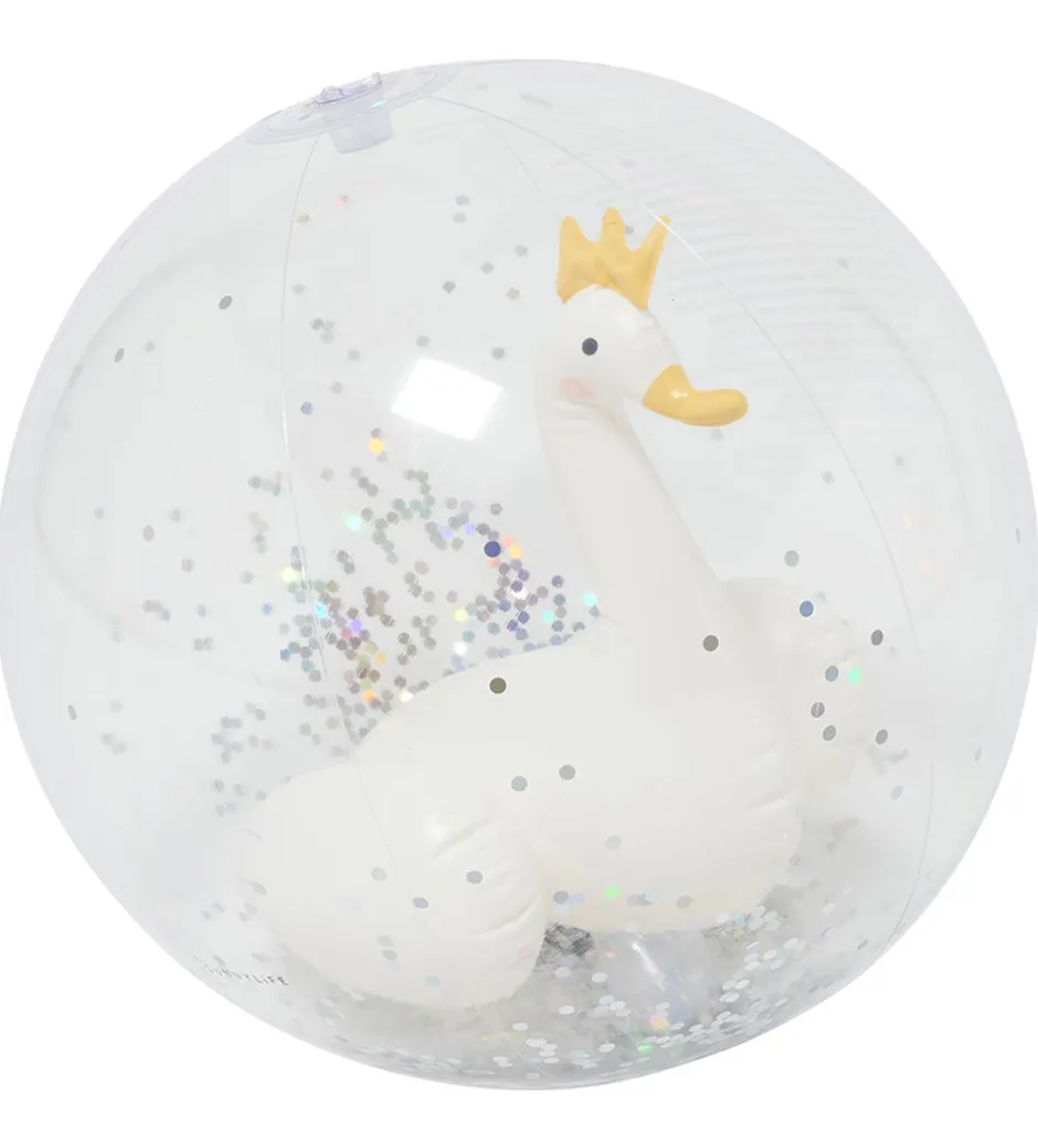 SunnyLife Badebold - 35 cm - 3D - Princess Swan Multi