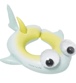 Strandlegetøj|Baderinge*SunnyLife Badering - 69x61 cm - Salty the Shark