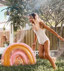 Badedyr*SunnyLife Oppustelig Sprinkler - 70x60 cm - Regnbue
