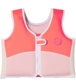 Svømmeveste*SunnyLife Svømmevest - Melody the Mermaid - 3-6 År - Neon Straw