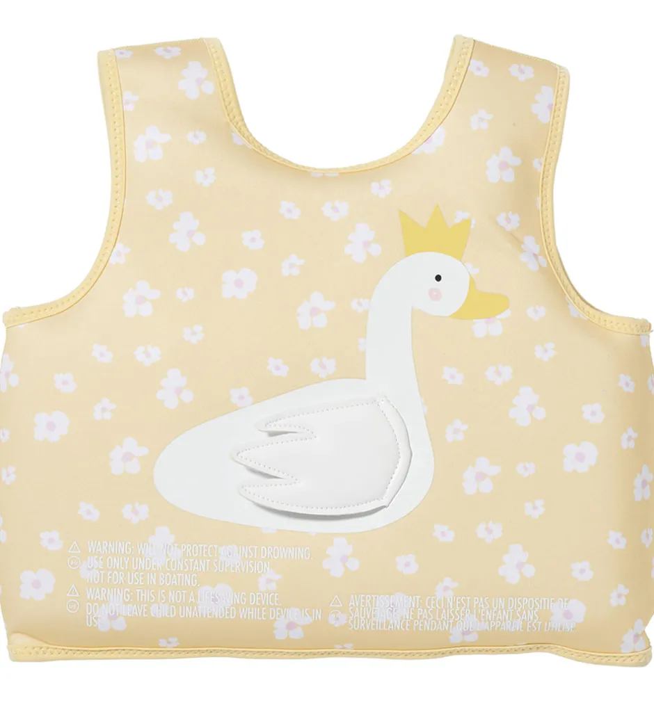 Svømmeveste*SunnyLife Svømmevest - Princess Swan - 3-6 År - Buttercup