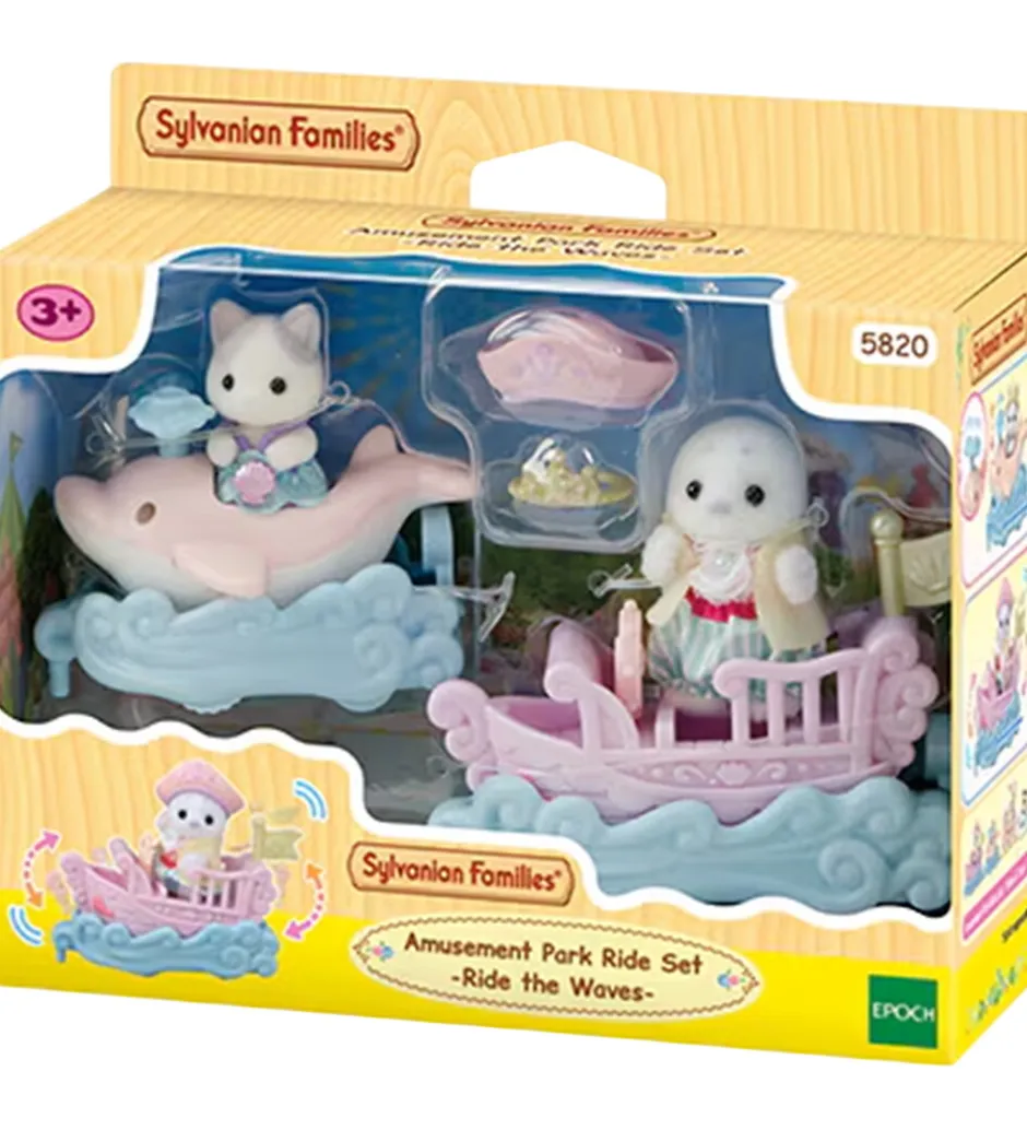 Figurer*Sylvanian Families - Amusement Park Ride Set - Ride The Waves -