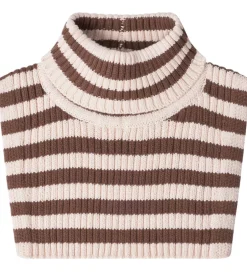 Tørklæder*Thats Mine That's Mine Halsedisse - Strik - Rib - Ivan - Brown Stripe