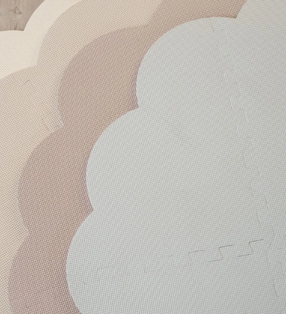 Legetæpper Og Legegulve*Thats Mine That's Mine Legegulv - 100x110 cm - Musling - Light Grey