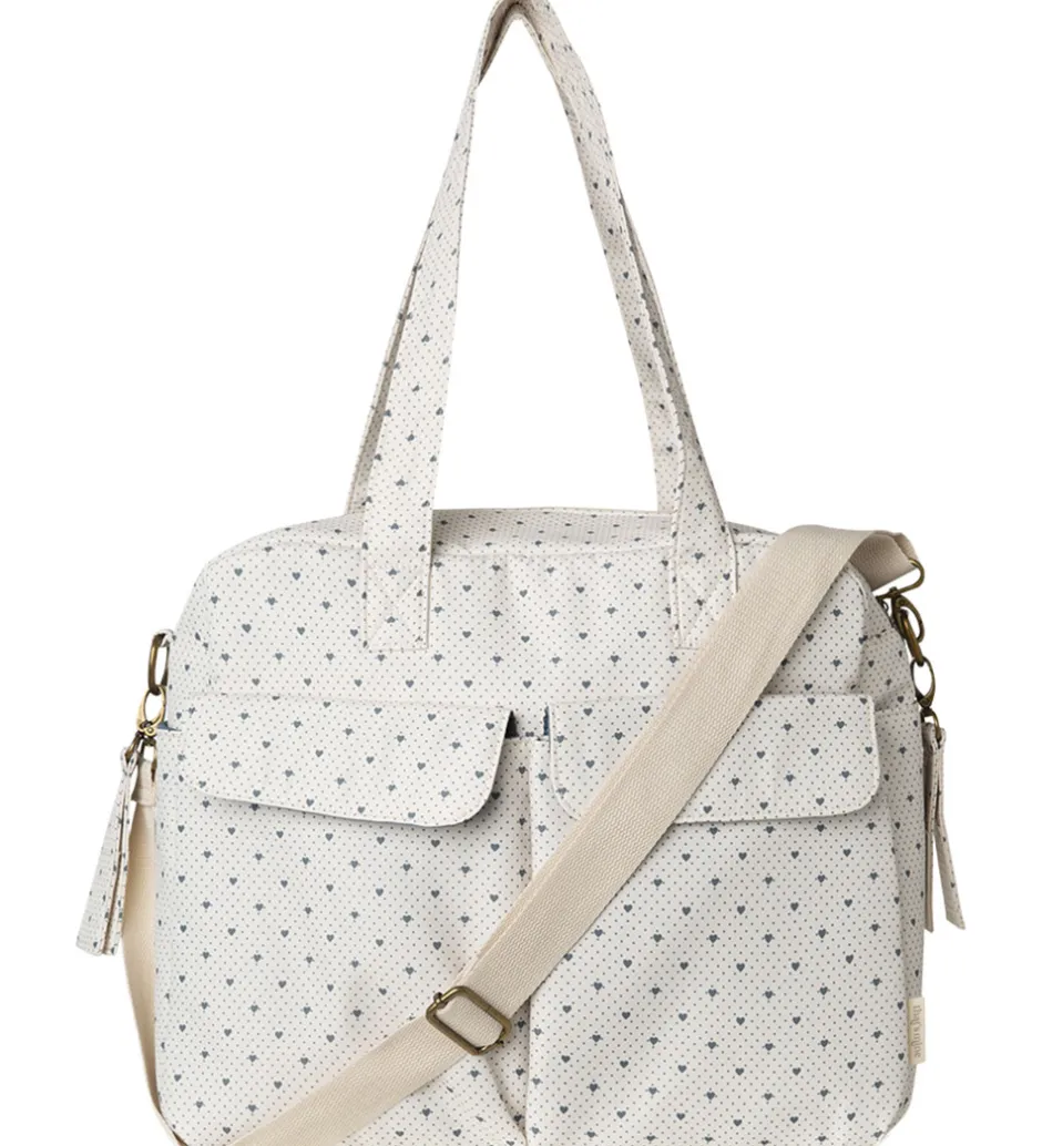 Pusletid|Pusletasker*Thats Mine That's Mine Pusletaske - Benne Nursing Bag - Lots of Love Sky