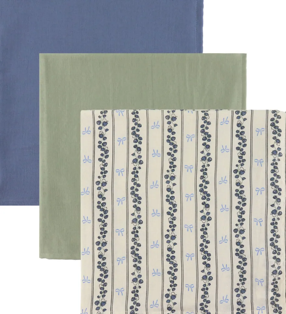 Stofbleer|Pusletid*Thats Mine That's Mine Stofbleer - 70x70 - 3-pak - Bora - Bell Flower