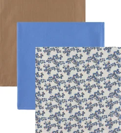 Stofbleer|Pusletid*Thats Mine That's Mine Stofbleer - 70x70 - 3-pak - Bora - Blue Bells