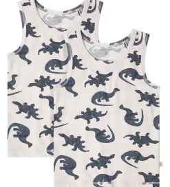 Undertøj*Thats Mine Undertrøjer - 2-pak - Emil - Mono Dino