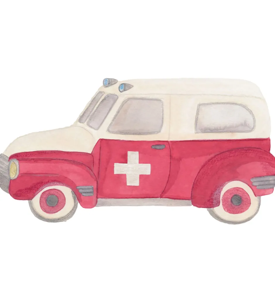 Wallsticker*Thats Mine That's Mine Wallsticker - Ambulance - Multi