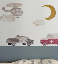 Thats Mine That's Mine Wallsticker - Police Car - Multi