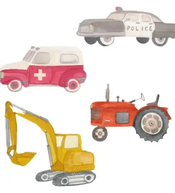Wallsticker*Thats Mine Wallstickers - Heroes on wheels - Multi