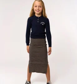 Børn The New Nederdel - Rib - TnPriscilla - Navy Blazer Striped m. Gl