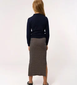 Børn The New Nederdel - Rib - TnPriscilla - Navy Blazer Striped m. Gl