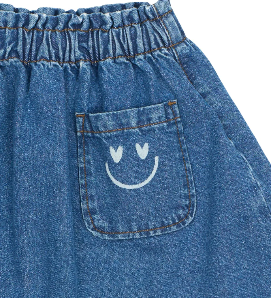 Børn The New Nederdel - TnPurity - Medium Blue Denim