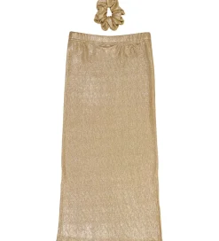 Nederdele*The New Nederdel m. Scrunchie - TnRosalind - Guld