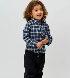 Børn The New Siblings Skjorte - TnstRiggs - Flannel - Navy Blazer Che