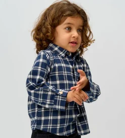 Børn The New Siblings Skjorte - TnstRiggs - Flannel - Navy Blazer Che