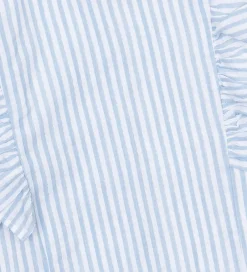 Toppe*The New Top/Hårelastik - TnNalani - White Swan Striped m. Glimme