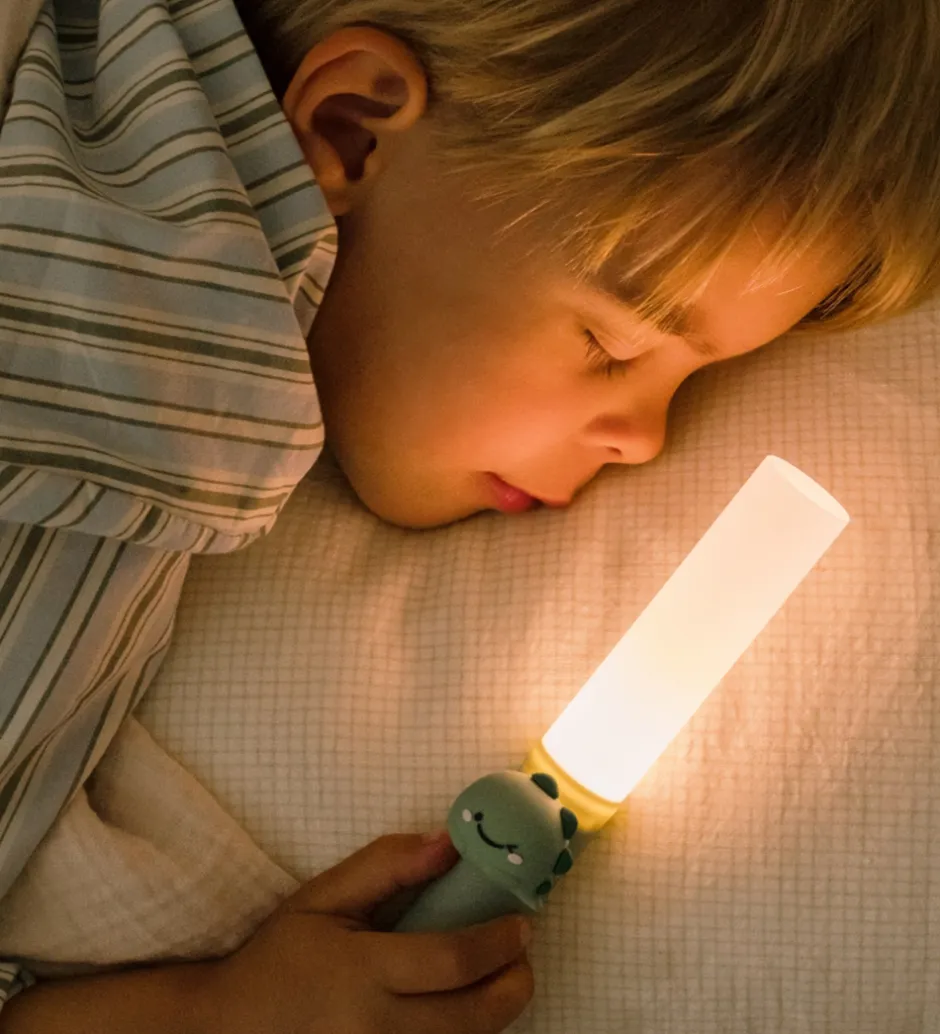 Lamper*The Zoofamily Lampe - - 3-i-1 - Grøn m. Dino
