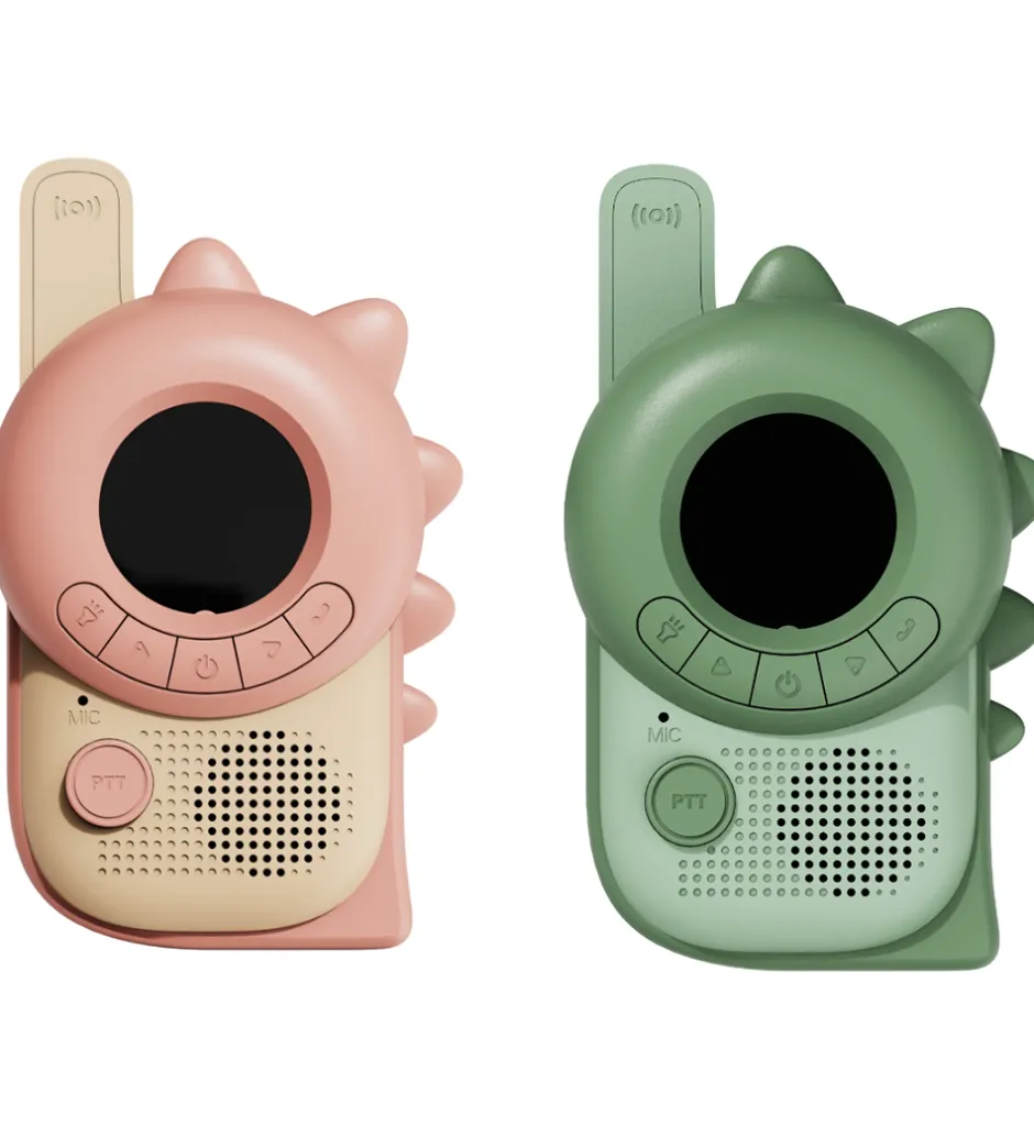 Walkie Talkies*The Zoofamily Walkie Talkies - Dino Pink/Dino Grøn