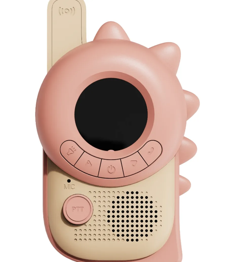 Walkie Talkies*The Zoofamily Walkie Talkies - Dino Pink/Dino Grøn