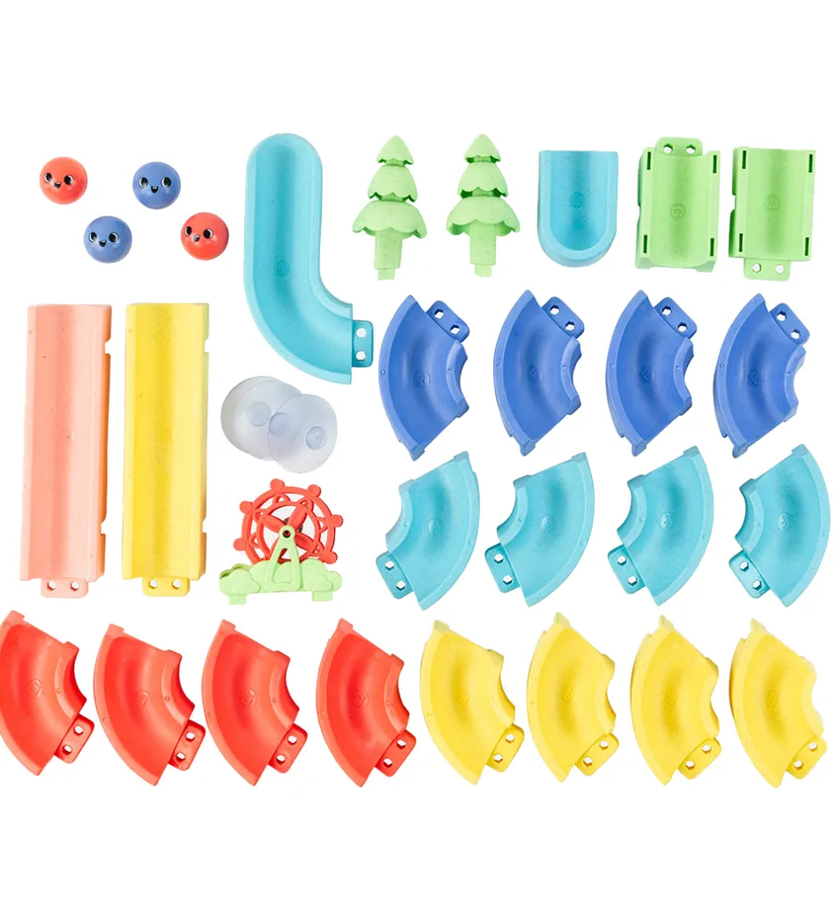 Kuglebaner*Tiger Tribe Badelegetøj - Marble Run Waterslide - ECO - 35 Dele