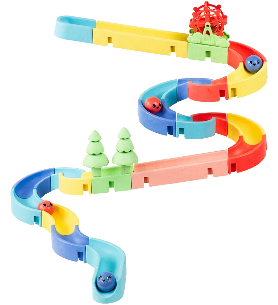 Kuglebaner*Tiger Tribe Badelegetøj - Marble Run Waterslide - ECO - 35 Dele