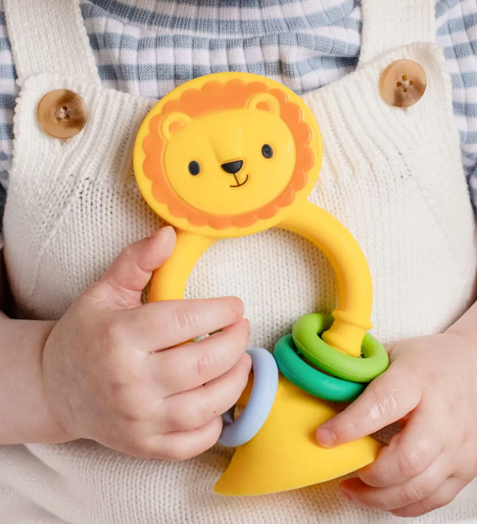 Bideringe|Babylegetøj*Tiger Tribe Bidering - Silikone - Løve