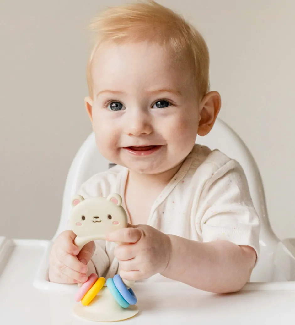 Babylegetøj|Bideringe*Tiger Tribe Bidering - Silikone - Bjørn