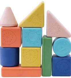Stablelegetøj*Tiger Tribe Rasleklodser - Rattle & Stack Blocks - Startsæt - 1