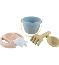 Strandlegetøj*Dantoy Tiny by BIO Plastic Spandsæt - 5 Dele - Blå