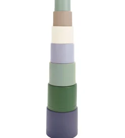 Stablelegetøj*Dantoy Tiny by BIO Plastic Byggebægre - 7 Dele