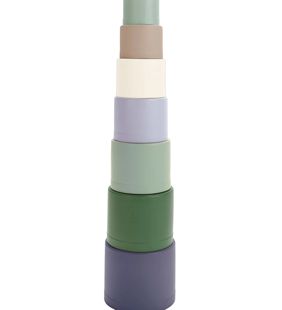 Stablelegetøj*Dantoy Tiny by BIO Plastic Byggebægre - 7 Dele