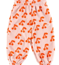 Børn Tiny Cottons Fleecebukser - Cherries - Wild Rose
