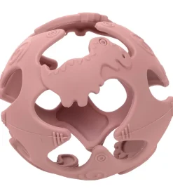 Bolde*Tiny Tot Bidebold - Silikone - Støvet Rosa