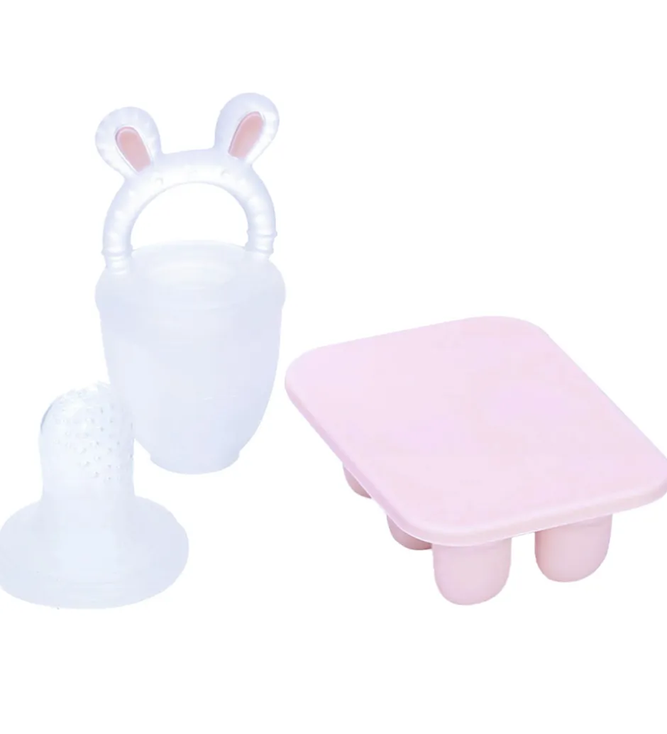 Sutteflasker|Amning*Tiny Tot Food Feeder m. Mini Fryseform - Rose