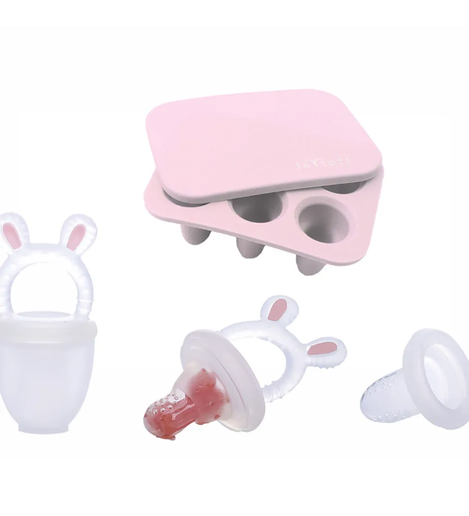 Sutteflasker|Amning*Tiny Tot Food Feeder m. Mini Fryseform - Rose