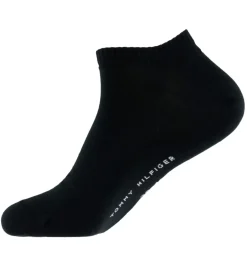 Strømper|Basis*Tommy Hilfiger Ankelstrømper - 2-pak - Sort m. Blå