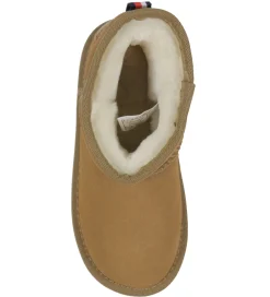 Bamsestøvler*Tommy Hilfiger Bamsestøvler - Fur Boot - Camel