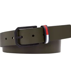 Bælter*Tommy Hilfiger Bælte - 3,5 cm - Dark Olive