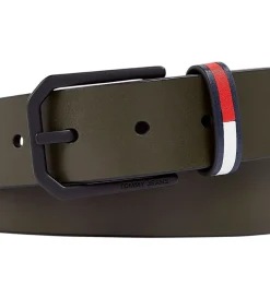 Bælter*Tommy Hilfiger Bælte - 3,5 cm - Dark Olive