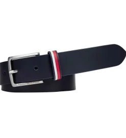 Bælter*Tommy Hilfiger Bælte - Leather - Space Blue