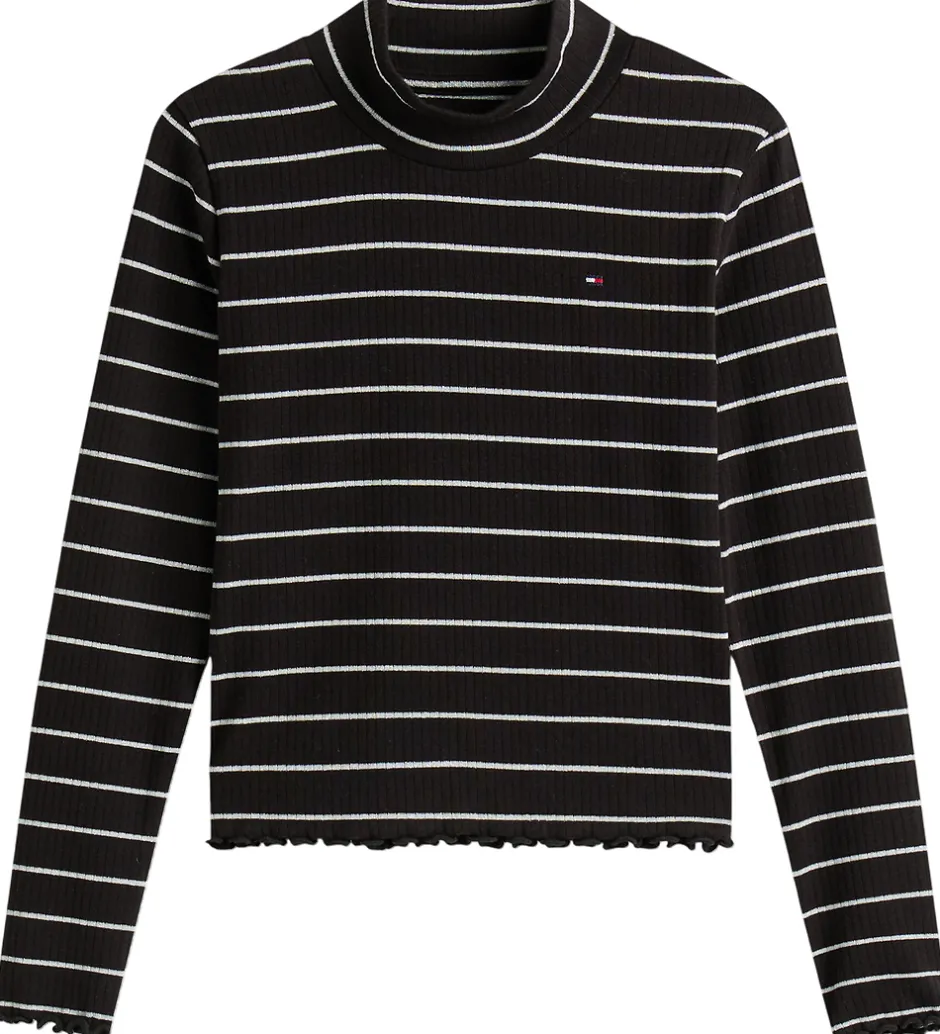 Bluser*Tommy Hilfiger Bluse - Mock Neck - Black